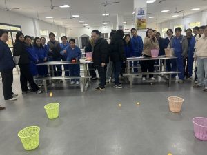 巾幗風(fēng)采，樂享運(yùn)動——江西制藥工會舉辦慶“三八”乒乓球定點(diǎn)投擲比賽